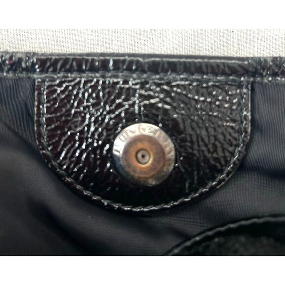 Burberry Lowry Neat Nova Check Nylon & Patent Leather Tote Bag, Black Straps & B - Picture 10 of 16